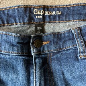 GAP Classic Blue Denim Bermuda Shorts